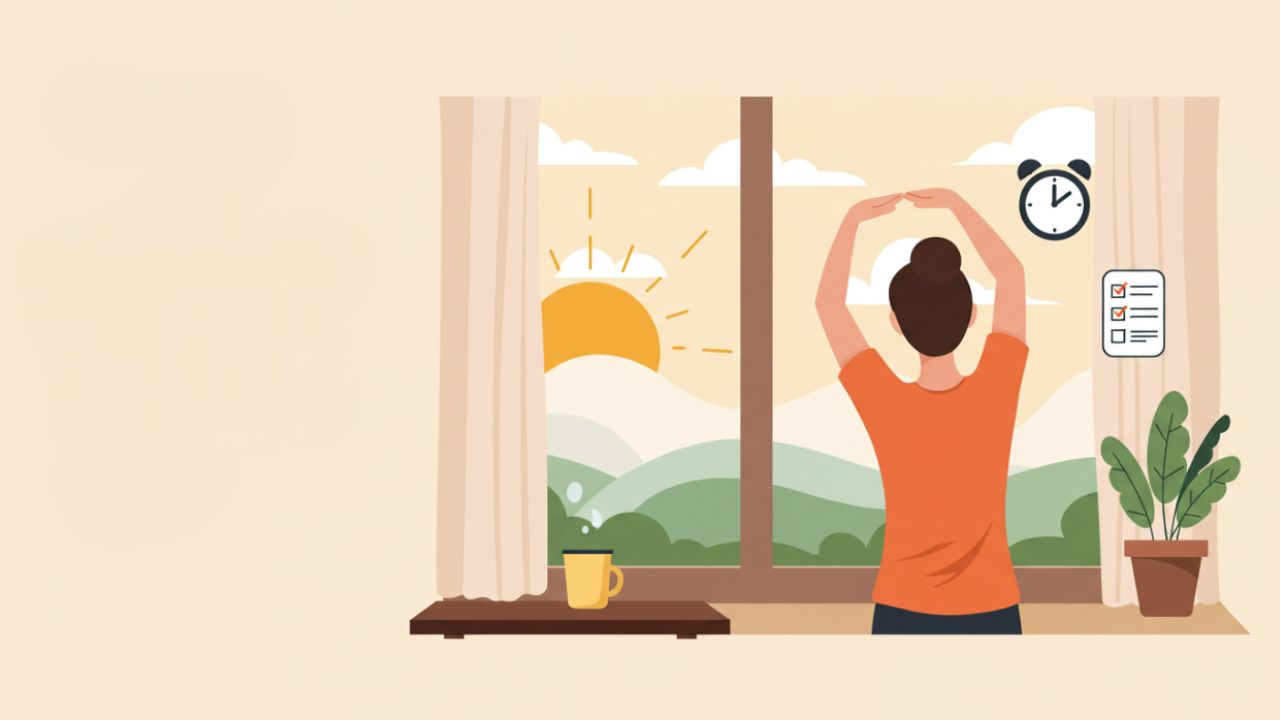 Como criar uma rotina matinal saudável que transforma seu dia